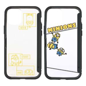 iPhone12 iPhone12Pro 対応 6.1インチ ケース SHOWCASE+ 扉タイプ クリアケース 怪盗グルー ミニオンズ MINIONS 背面扉