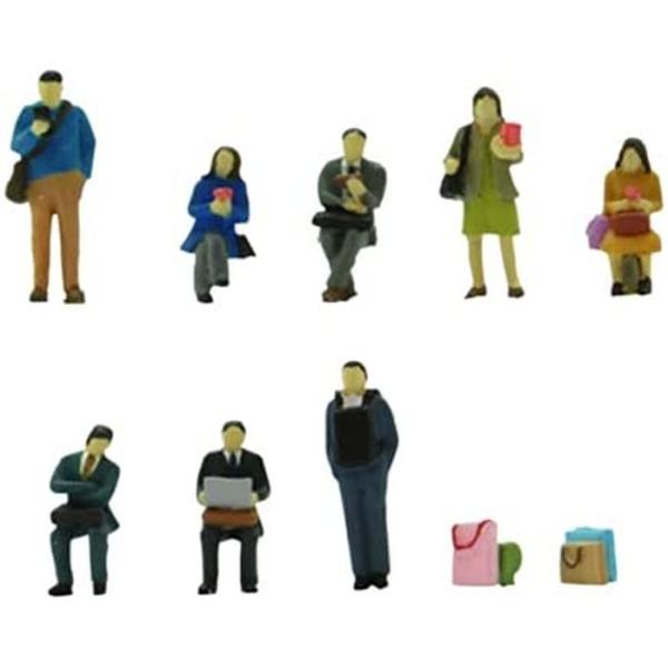 ザ・人間135 鉄道乗客B 通勤通学 鉄道模型 ストラクチャー TOMYTEC トミーテック 454...