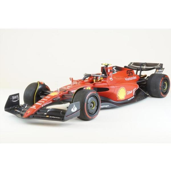 ミニチャンプス 1/18 フェラーリ F1-75 カルロス・サインツ Jr. バーレーンGP 202...