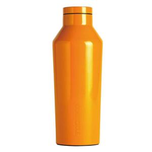 ステンレスボトル 270ml 直飲み 保冷ボトル 保温ボトル CORKCICLE DIPPED CANTEEN Clementine 9oz 270ml オレンジ 保冷 保温｜dresma