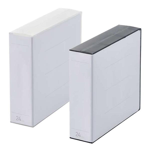 代引不可 Blu-Ray/CD/DVD対応 ファイルケース 24枚収納 クリアケース メディアケース...