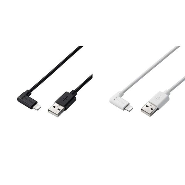 代引不可 Lightningケーブル 1.2m L字コネクタ エレコム MPA-UALL12