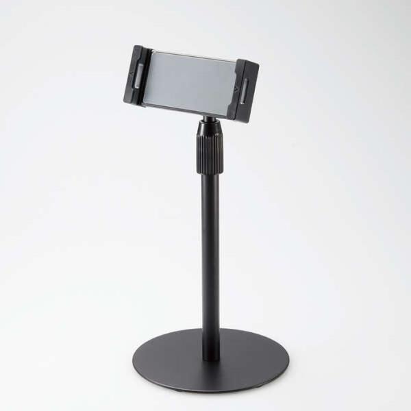 即日出荷 代引不可 タブレット/スマホ 卓上スタンド 4.7〜12.9インチ対応 ホールドタイプ エ...
