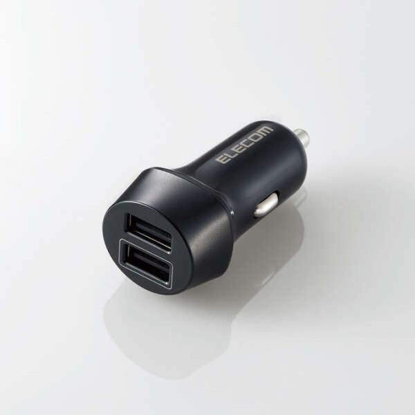 即日出荷 代引不可 シガーチャージャー 12W LED搭載 車載充電器 エレコム MPA-CCU16...