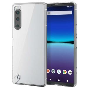 代引不可 Xperia 5 IV ケース ハイブリッド スリム カメラ周り保護 ストラップホール付 極み設計 クリア｜dresma