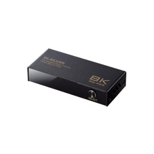 代引不可 HDMI 切替器 2入力1出力/1入力2出力  HDMI2.1 手動 切り替え器 電源不要 セレクター ブラック｜dresma