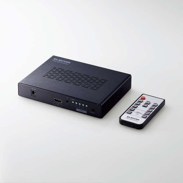 即日出荷 代引不可 ビデオウォールコントローラー HDMI(出力)4ポート メタル ブラック エレコ...