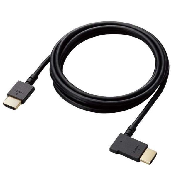 代引不可 HDMI ケーブル HIGH SPEED with Ethernet L字 左向き 2m ...
