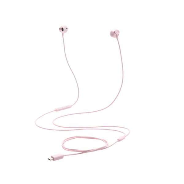 即日出荷 代引不可 タイプC イヤホン 有線 マイク付き セミオープン型 USB Type-C ポー...