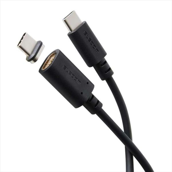 即日出荷 代引不可 USB Type-C to USB Type-Cケーブル/着脱式マグネット/1....