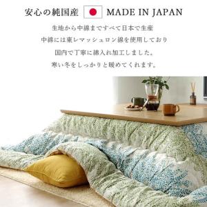 代引不可 こたつ布団 厚掛け 約205×245...の詳細画像1