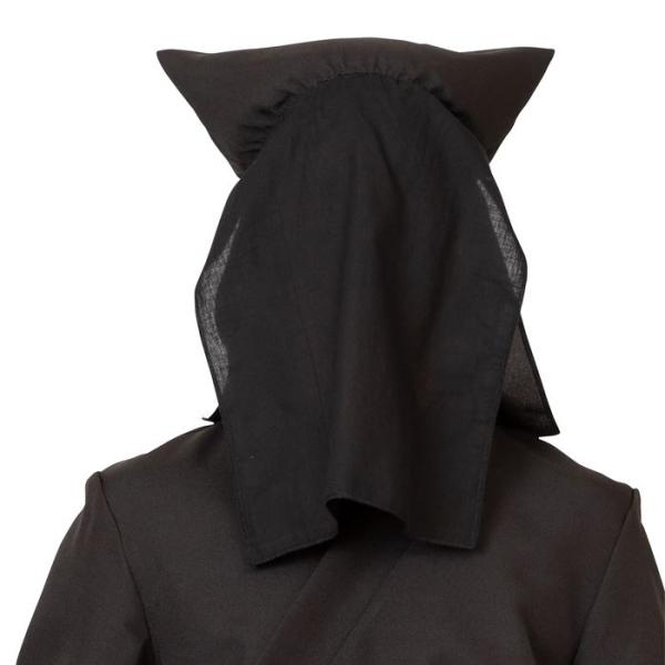黒子頭巾 黒子 頭巾 コスプレ 仮装 変装 くろこ かぶりもの ずきん 黒色 コスプレ小物 コスプレ...