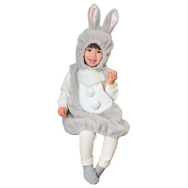 即日出荷 HW マシュマログレーラパン ベビー 80サイズ 1〜2歳 着ぐるみ ベビーサイズ 手洗い...