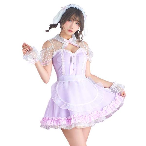 コスチューム メイド キャンディバニー クリアストーン 4560320906049