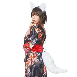 キツネ ぬいぐるみ 白狐 雑貨 キュート販売 CUTE シロ きつねのしっぽ