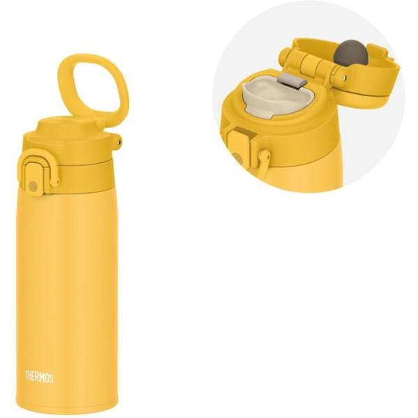 THERMOS 真空断熱 ケータイマグ 水筒 ボトル キャリーループ付き 0.55L イエロー サー...