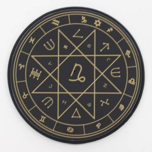 あすつく 充電器 魔法陣デザインのLEDワイヤレス充電パッド レーグル ヒロコーポレーション HMCL-002