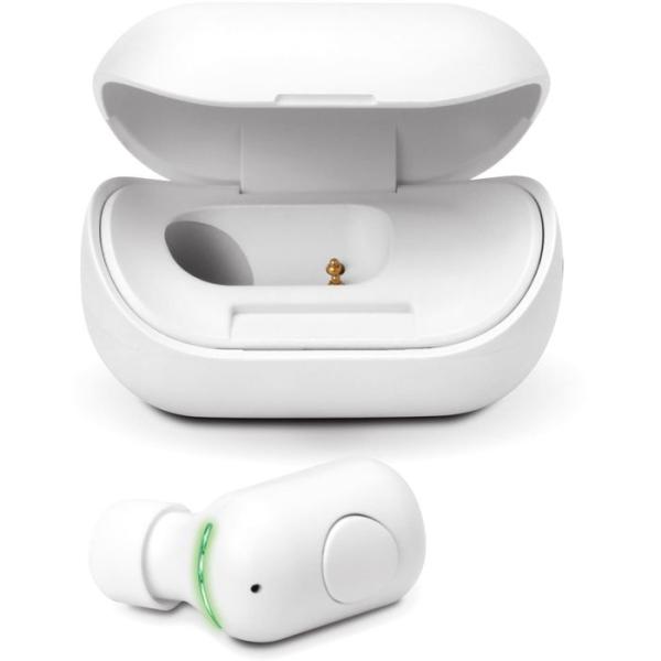 Bluetooth(R) 5.0搭載 片耳ワイヤレスイヤホン 充電ケース付き ホワイト PGA PG...