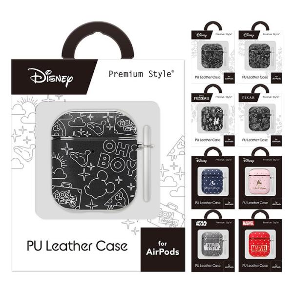 AirPods PUレザーケース ディズニー スターウォーズ マーベル キャラクター PGA PG-...