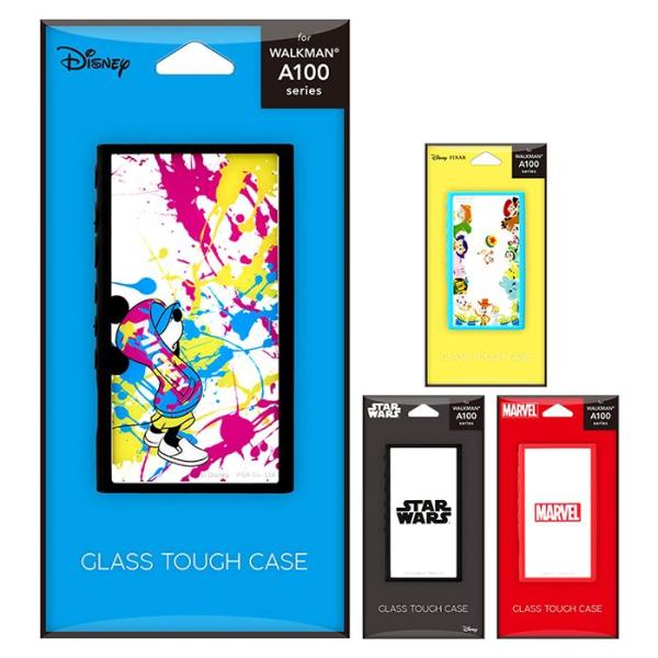 WALKMAN NW-A100 Disney STAR WARS MARVEL ガラスタフケース ハ...