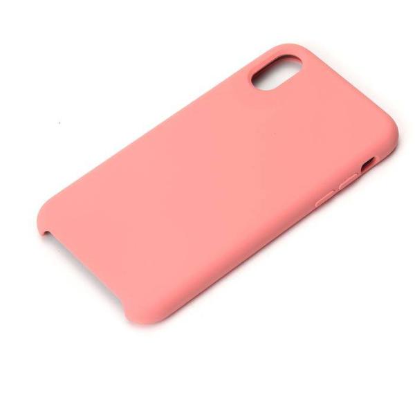 iPhoneX 用 シリコンケース ピンク PGA PG-17XSC03PK