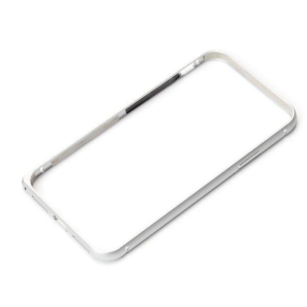 iPhoneX 用 アルミニウムバンパー シルバー PGA PG-17XBP01SV