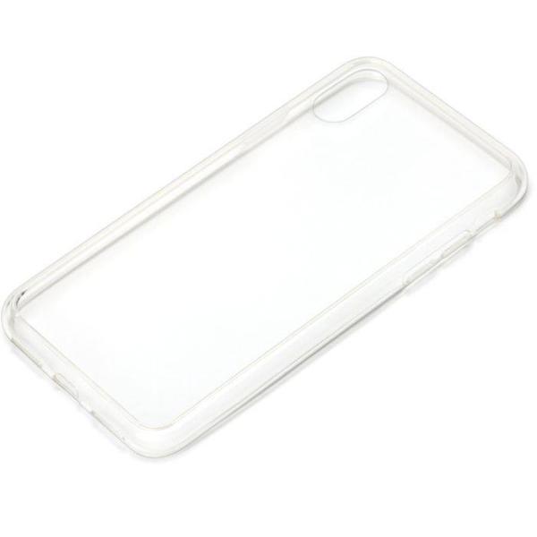 iPhoneX 用 ケース カバー ガラス ハイブリット ケース クリア PGA PG-17XGT0...