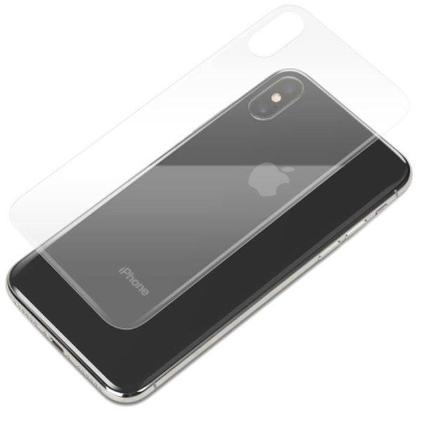 iPhoneX 用 保護ガラス 3Dフルラウンド 背面保護ガラス スーパークリア 硬度9H 高光沢 ...