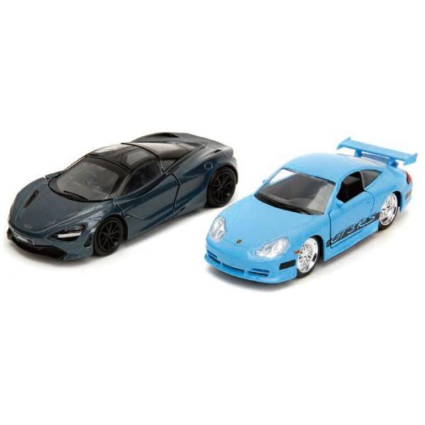 ワイルド・スピード 1/32 TWIN PACK (2台セット) PORSCHE 911 GT3 R...