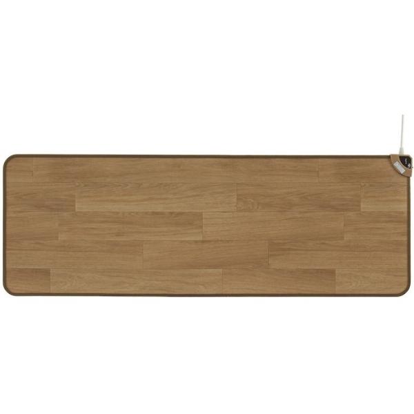 即日出荷 ホットキッチンマット フローリングタイプ 約45×130cm 木目調 ナチュラルブラウン ...
