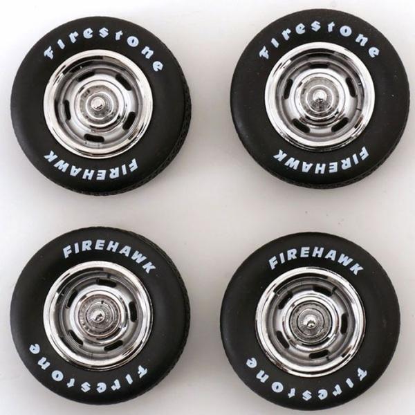 KKscale 1/18 Tire Set with rims USA フリースタイル KKDCAC...