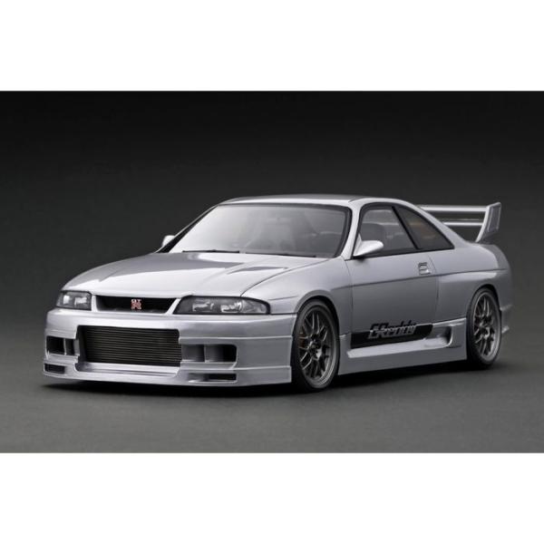 1/18　GReddy GT-R (BCNR33) Silver IGモデル 模型 ミニカー ティー...