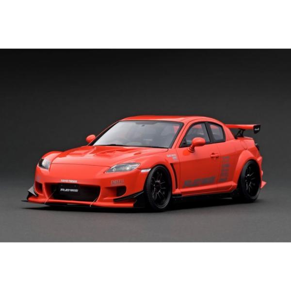 1/18　Mazda RX-8 (SE3P) RE Amemiya Orange IGモデル 模型 ...