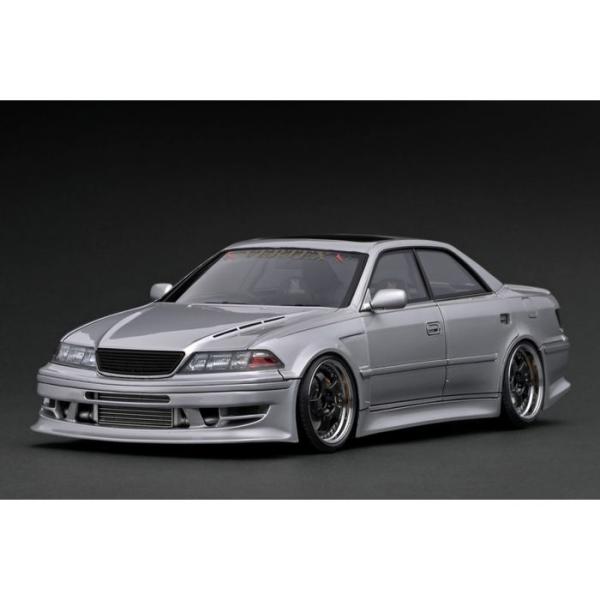 1/18 VERTEX JZX100 MARK-II Silver White ミニカー 完成品 I...