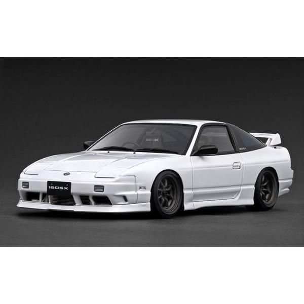 1/18 Nissan 180SX TYPE X (RPS13) White ミニカー 模型 完成品...
