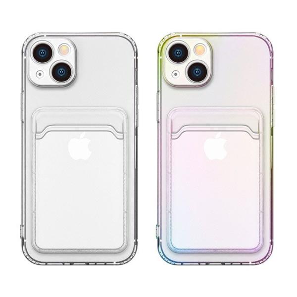 iPhone 13 6.1インチ 2眼モデル クリアケース ポケット付 PGA PG-21KCTP