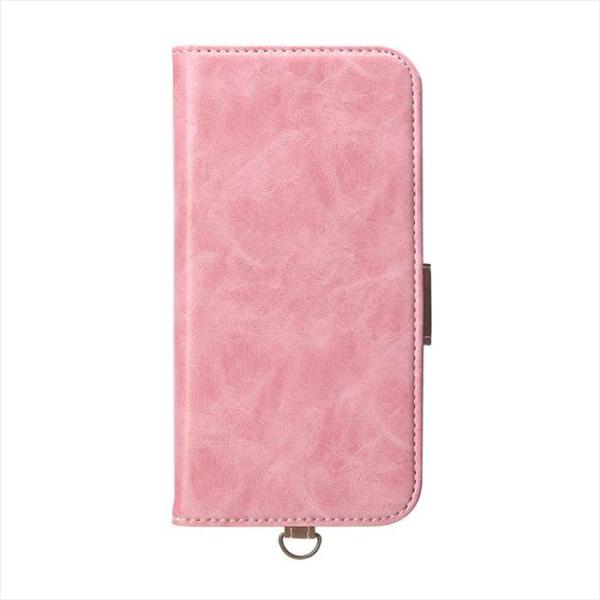 iPhone15 Pro 対応  フリップカバー ダスティピンク 手帳型 カードポケット
