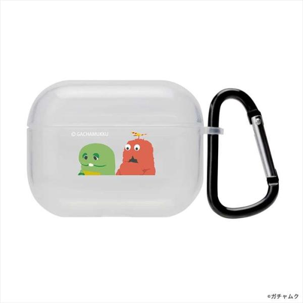 ガチャムク AirPods Pro(第2/1世代)用ケース カラビナ付き 持ち歩き ケース PGA ...