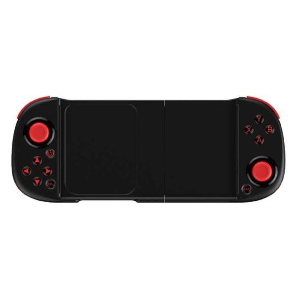 スマホ用 ワイヤレスゲームパッド ブラック iOS Android対応 一体型コントローラー