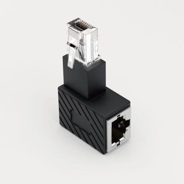 即日出荷 LAN角度変更コネクター LANコネクタ L字 RJ45 UTP CAT6A 世田谷電器 ...