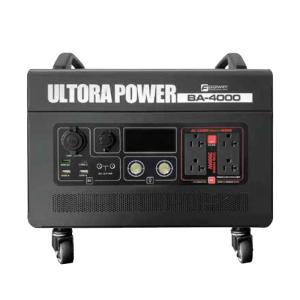 キャスター付ポータブル電源 ウルトラパワー電源4000 富士倉 BA-4000