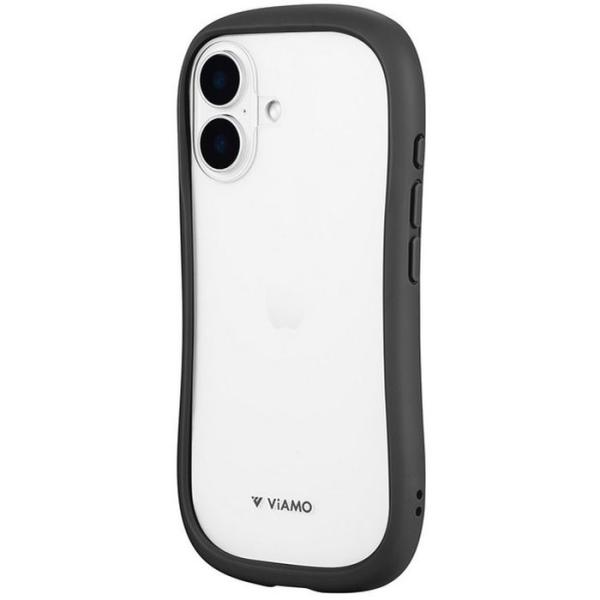 iPhone 16 耐傷・耐衝撃ハイブリッドケース 「ViAMO freely」 ダークグレー LE...