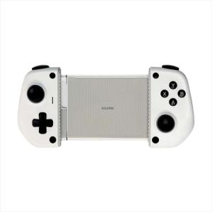 スマホ用 ワイヤレスゲームパッド ホワイト