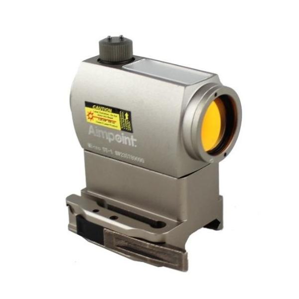 新型 AIMPOINT T-1タイプ ドットサイト ハイマウント TAN ノーブランド rd-004...