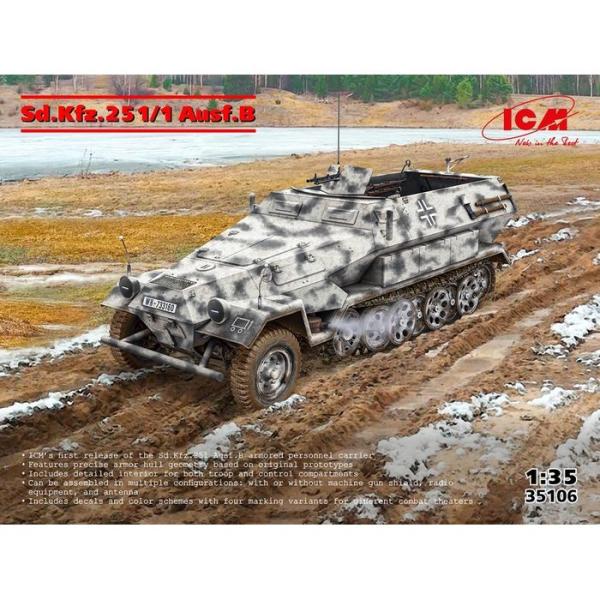 ICM 1/35 Sd.Kfz.251/1 Ausf.B  プラモデル ハセガワ 482304441...