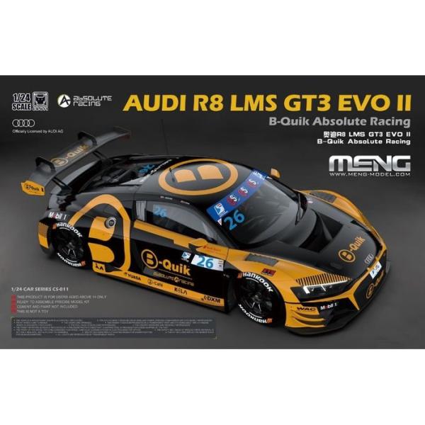 モンモデル 1/24 アウディ R8 LMS GT3 EVO II B-Quik アブソリュートレー...