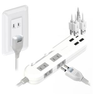 電源タップ AC電源スイッチ付き USB Ty...の詳細画像1