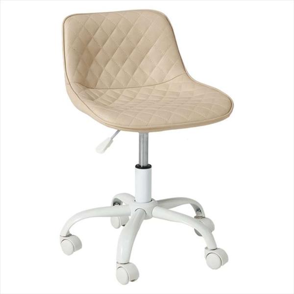 北海道・沖縄・離島配送不可 代引不可 オフィスチェア ダイヤ/PVCベージュ HAGIHARA LH...