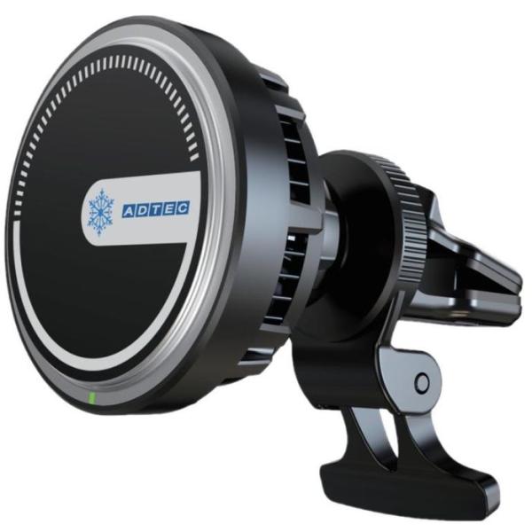 Magsafe ワイヤレス 充電器 車載用 15W ADTEC ACWPD-V015M-BK