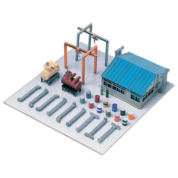 Nゲージ 工場付属設備A 鉄道模型 ジオラマ ストラクチャー レイアウト用品 工場 施設 建物